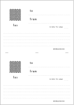 送りたくなるfax用紙 Vol 3 くるま文具堂 Kuruma Bungudo