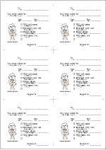 これまでで最高の伝言 メモ テンプレート 無料 かわいい イラスト画像